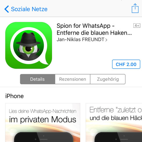 WhatsApp unsichtbar benutzen - über den Flugmodus